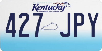 KY license plate 427JPY