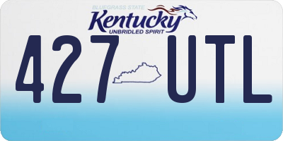 KY license plate 427UTL
