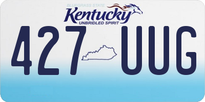 KY license plate 427UUG