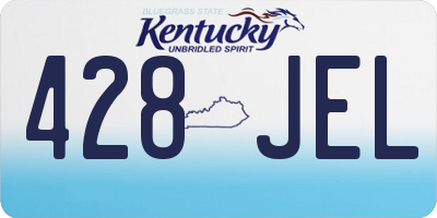 KY license plate 428JEL