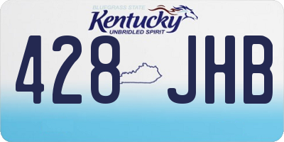 KY license plate 428JHB