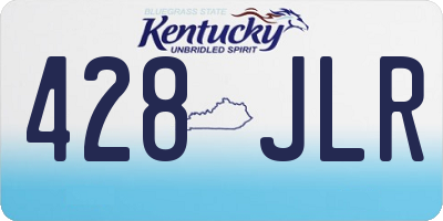 KY license plate 428JLR