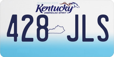KY license plate 428JLS