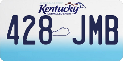 KY license plate 428JMB