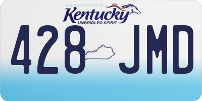 KY license plate 428JMD