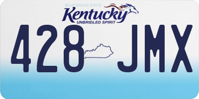 KY license plate 428JMX