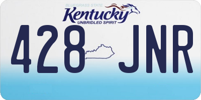 KY license plate 428JNR