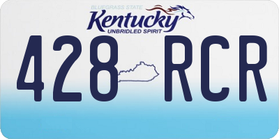 KY license plate 428RCR