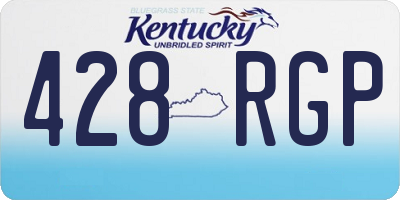 KY license plate 428RGP