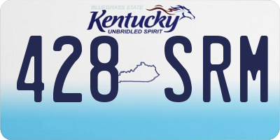 KY license plate 428SRM