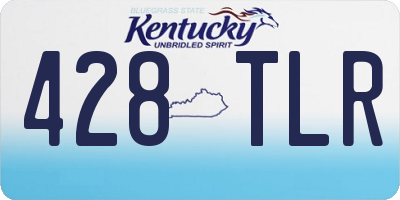KY license plate 428TLR