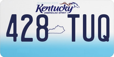 KY license plate 428TUQ