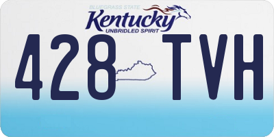 KY license plate 428TVH