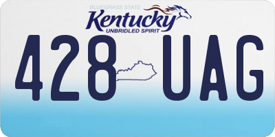KY license plate 428UAG