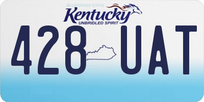 KY license plate 428UAT
