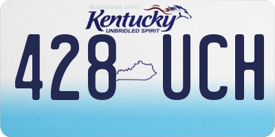 KY license plate 428UCH