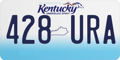 KY license plate 428URA