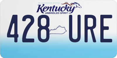 KY license plate 428URE