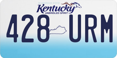 KY license plate 428URM