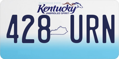 KY license plate 428URN