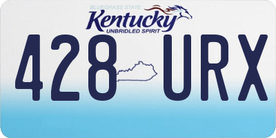 KY license plate 428URX