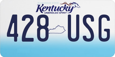 KY license plate 428USG
