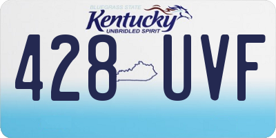 KY license plate 428UVF