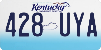 KY license plate 428UYA