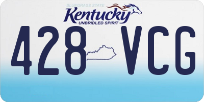 KY license plate 428VCG