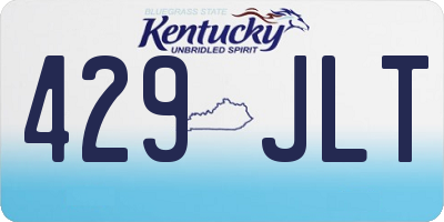 KY license plate 429JLT
