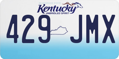 KY license plate 429JMX