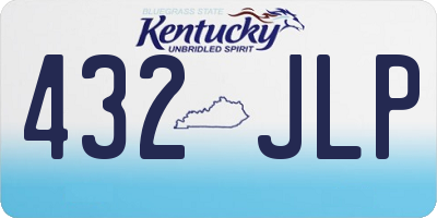 KY license plate 432JLP