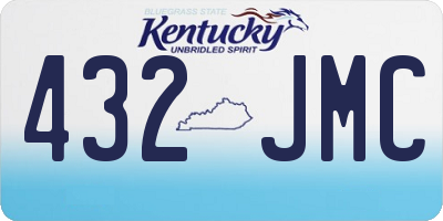 KY license plate 432JMC