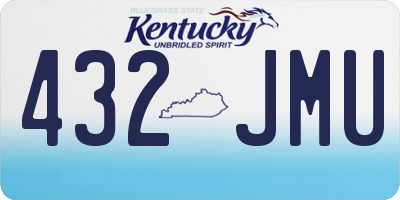 KY license plate 432JMU