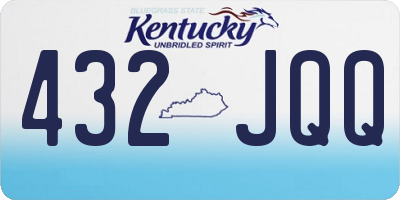 KY license plate 432JQQ