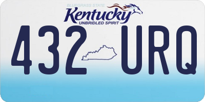 KY license plate 432URQ