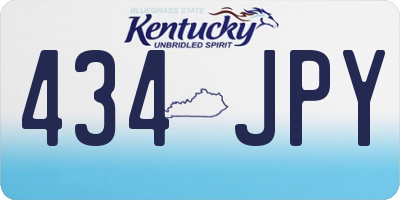 KY license plate 434JPY