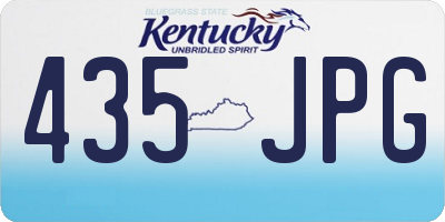 KY license plate 435JPG