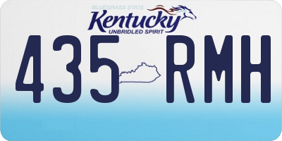 KY license plate 435RMH