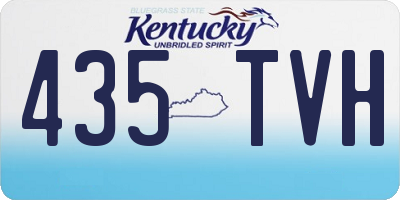 KY license plate 435TVH