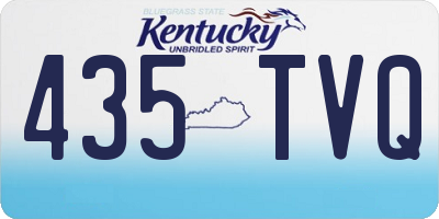 KY license plate 435TVQ