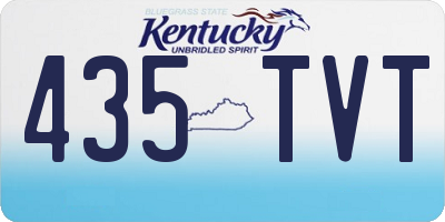KY license plate 435TVT