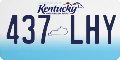 KY license plate 437LHY