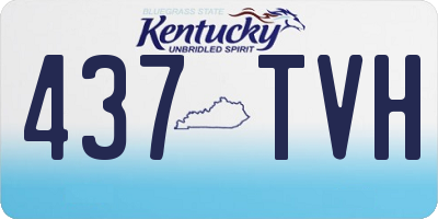 KY license plate 437TVH