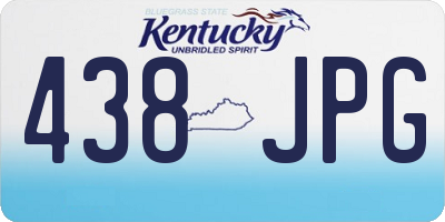 KY license plate 438JPG