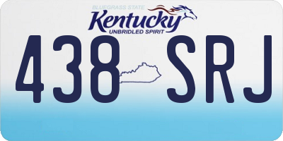KY license plate 438SRJ