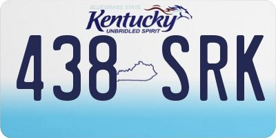 KY license plate 438SRK