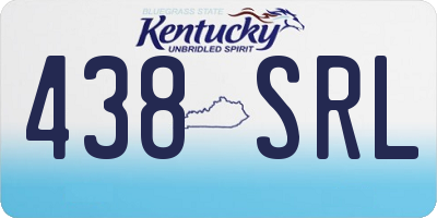 KY license plate 438SRL