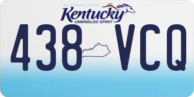 KY license plate 438VCQ