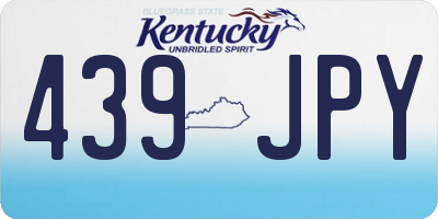 KY license plate 439JPY